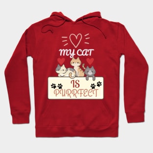 my ca mom is purrfect Hoodie